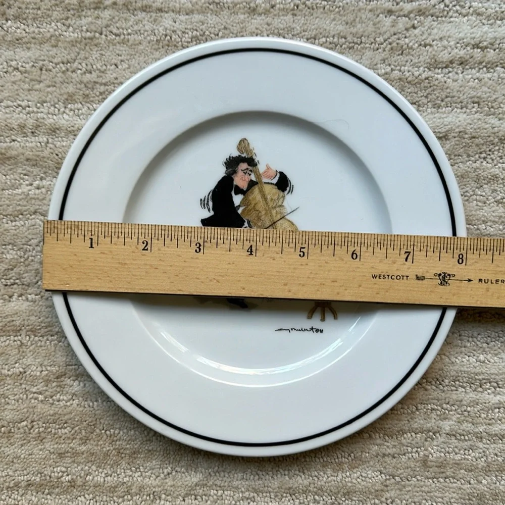 Set of 4 Plates Napa Valley Quartet by GUY BUFFET Dessert/Pie | Lunch | Salad